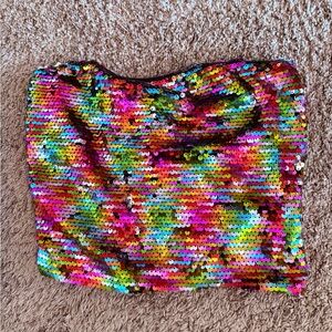 Wild Fable Multicolor Sequin Tube Top (21)
